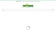 Tablet Screenshot of prograsslawncare.com